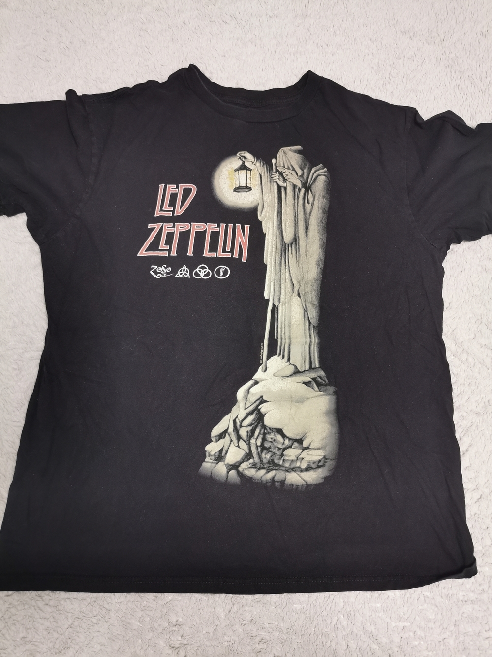 Black Graphic Band Tee - Classic Rock Shirt